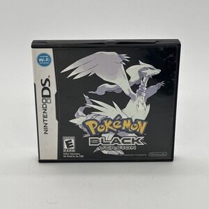 NO GAME - Pokemon Black Version Nintendo DS Case Manual and Inserts ONLY